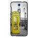 TPU1DES620CABINEUKJAUNE - Coque souple pour HTC Desire 620 avec impression Motifs cabine téléphonique UK jaune