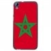 TPU1DES626DRAPMAROC - Coque souple pour HTC Desire 626 avec impression Motifs drapeau du Maroc