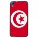 TPU1DES626DRAPTUNISIE - Coque souple pour HTC Desire 626 avec impression Motifs drapeau de la Tunisie