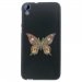 TPU1DES626PAPILLONSEUL - Coque souple pour HTC Desire 626 avec impression Motifs papillon psychédélique