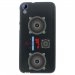 TPU1DESIRE820MP3 - Coque souple pour HTC Desire 820 avec impression Motifs lecteur MP3