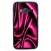 TPU1G318SOIEROSE - Coque Souple en gel pour Samsung Galaxy Trend 2 Lite avec impression soie drapée rose