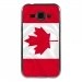 TPU1GALJ1DRAPCANADA - Coque souple pour Samsung Galaxy J1 SM-J100F avec impression Motifs drapeau du Canada