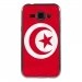 TPU1GALJ1DRAPTUNISIE - Coque souple pour Samsung Galaxy J1 SM-J100F avec impression Motifs drapeau de la Tunisie