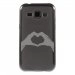 TPU1GALJ1MAINCOEUR - Coque souple pour Samsung Galaxy J1 SM-J100F avec impression Motifs mains en forme de coeur