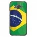 TPU1GALJ5DRAPBRESIL - Coque Souple en gel pour Samsung Galaxy J5 avec impression Motifs drapeau du Brésil