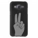 TPU1GALJ5MAINPEACE - Coque Souple en gel pour Samsung Galaxy J5 avec impression Motifs main Peace and Love
