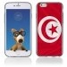 TPU1IPHONE6DRAPTUNISIE - Coque Souple en gel pour Apple iPhone 6 avec impression drapeau de la Tunisie