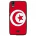 TPU1LBELLO2DRAPTUNISIE - Coque souple pour LG Bello II avec impression Motifs drapeau de la Tunisie