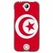 TPU1M320DRAPTUNISIE - Coque souple pour Acer Liquid M320 avec impression Motifs drapeau de la Tunisie