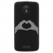 TPU1MOTOCMAINCOEUR - Coque souple pour Motorola Moto C avec impression Motifs mains en forme de coeur