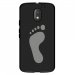 TPU1MOTOE3PIED - Coque souple pour Motorola Moto E3 avec impression Motifs empreinte de pied