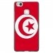 TPU1P9LITEDRAPTUNISIE - Coque souple pour Huawei Ascend P9-Lite avec impression Motifs drapeau de la Tunisie