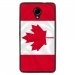 TPU1ROBBYDRAPCANADA - Coque souple pour Wiko Robby avec impression Motifs drapeau du Canada