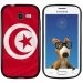 TPU1S7390DRAPTUNISIE - Coque Souple en gel noir pour Galaxy Trend Lite avec impression Motifs drapeau de la Tunisie