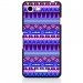 TPU1XPE3AZTEQUEBLEUVIO - Coque souple pour Sony Xperia E3 avec impression Motifs aztèque bleu et violet