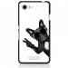 TPU1XPE3CHIENVBLANC - Coque souple pour Sony Xperia E3 avec impression Motifs chien à lunettes sur fond blanc