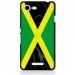 TPU1XPE3DRAPJAMAIQUE - Coque souple pour Sony Xperia E3 avec impression Motifs drapeau de la Jamaïque