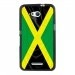 TPU1XPE4GDRAPJAMAIQUE - Coque Souple en gel noir pour Sony Xperia E4g avec impression Motifs drapeau de la Jamaïque