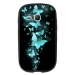 TPU1YOUNG2PAPILLONSBLEUS - Coque souple pour Samsung Galaxy Young 2 SM-G130 avec impression Motifs papillons bleus
