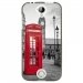 TPU1Z330CABINEUK - Coque souple pour Acer Liquid Z330 avec impression Motifs cabine téléphonique UK rouge