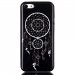 TPUIP5CREVES - Coque souple Housse noire pour iPhone 5c motif attrape-rêves
