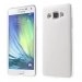 TPULEATHERBLANCGALA5 - Coque Souple minigel coloris blanc mat aspect cuir pour Galaxy A5 SM-A500 