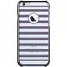 VOUNICOVIP6BLACKRAY - Coque aspect métal pour iPhone 6 avec rayures coloris noir métallisé