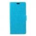 WALLET-IPXBLEU - Etui portefeuille iPhone-X coloris bleu rabat latéral articulé fonction stand