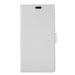 WALLET-NOKIA6BLANC - Etui Nokia 6 type portefeuille blanc avec logements cartes