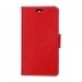 WALLETIDOL347ROUGE - Etui portefeuille rouge pour Alcatel Idol 3 4,7 pouces avec rabat latéral articulé stand