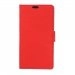 WALLETLUMIA540ROUGE - Etui portefeuille rouge pour Microsoft Lumia 540 rabat latéral articulé fonction stand