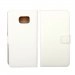 WALLETS6EDGEPLUSBLANC - Etui type portefeuille blanc Samsung Galaxy S6-Edge PLUS rabat latéral fonction stand