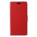 WALLETXPXZ1COMPROUGE - Etui type portefeuille rouge Sony Xperia XZ1-Compact avec rabat latéral fonction stand
