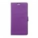 WALLGRAINPURE4GVIOLET - Etui type portefeuille violet pour Wiko HighWay Pure-4G avec rabat latéral articulé fonction stand
