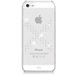 WD1210XIC47 - Coque White Diamonds avec des cristaux Swarovski X transparente pour iPhone 5