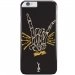 YALCSRKRHIP6 - YAL Coque You Art Lucky série Rock'n'Roll motif Rock and Horns pour iPhone 6s