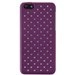 ZIRCO-IP5-VIOLET - Coque rigide avec strass coloris violet Apple iPhone 5