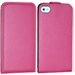 HSLIMLUXY-IP5-ROSE - Etui Slim Luxy cuir rose pour iPhone 5